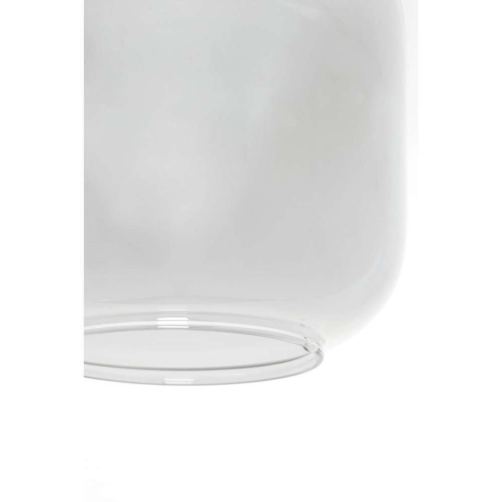 Lampe pendante de table à manger Lekar 5x E27 - noir avec verre fumé Light & Living 8717807638351