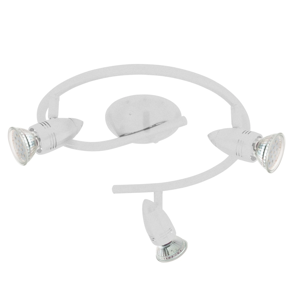 Emplacement monté en surface Magnum-Led Blanc à 3 lumières