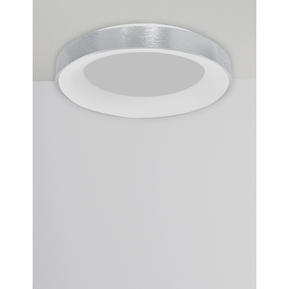 Plafonnier Rando Thin gris argenté Ø 60cm Plafonnier Rando Thin gris argenté Ø 60cm