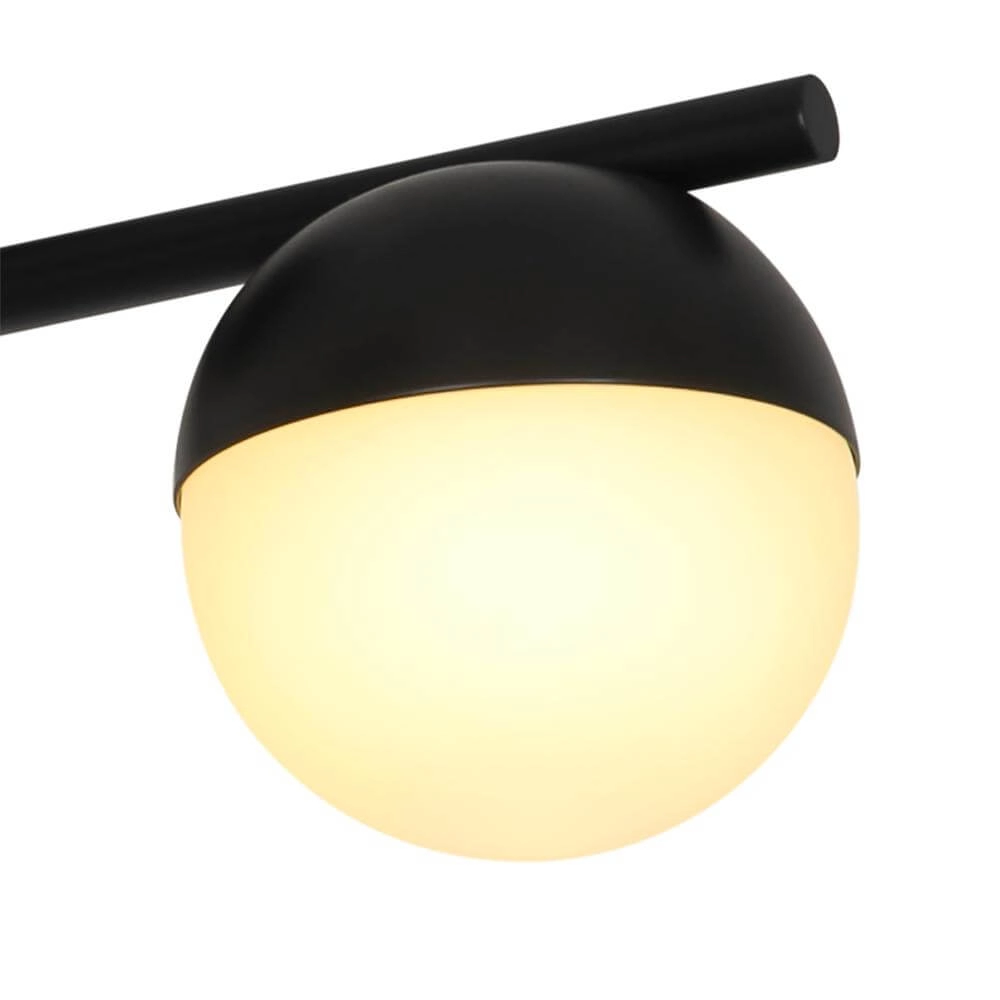 Plafonnier noir Contina Design 3 lumières Nordlux 5704924024306