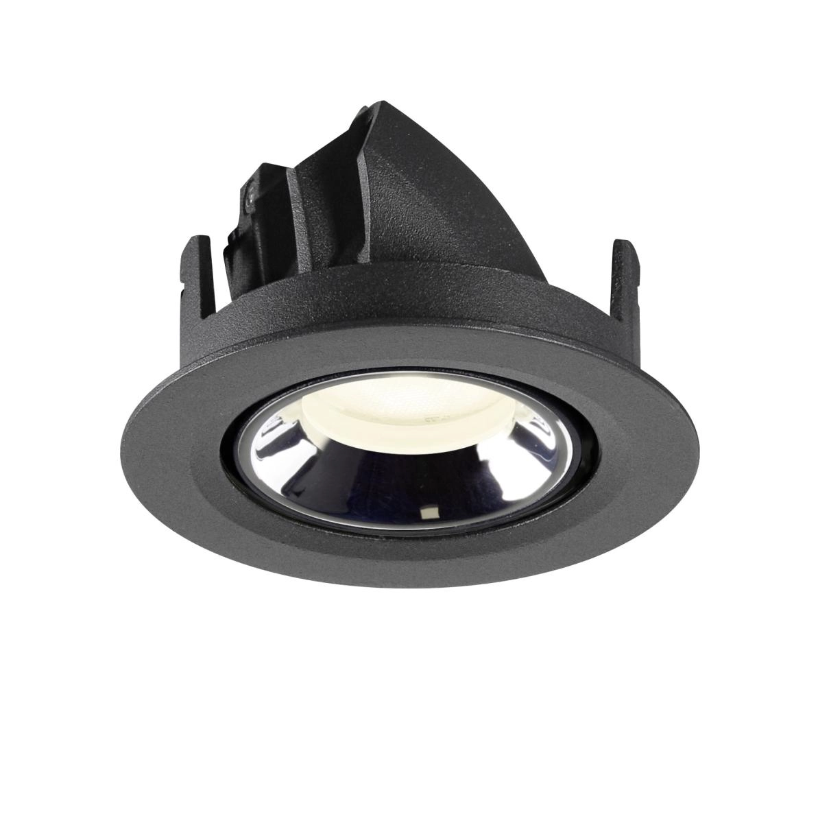 Spot encastré Numinos Gimble XS noir/chrome 4000K - 55 deg SLV 4024163306843