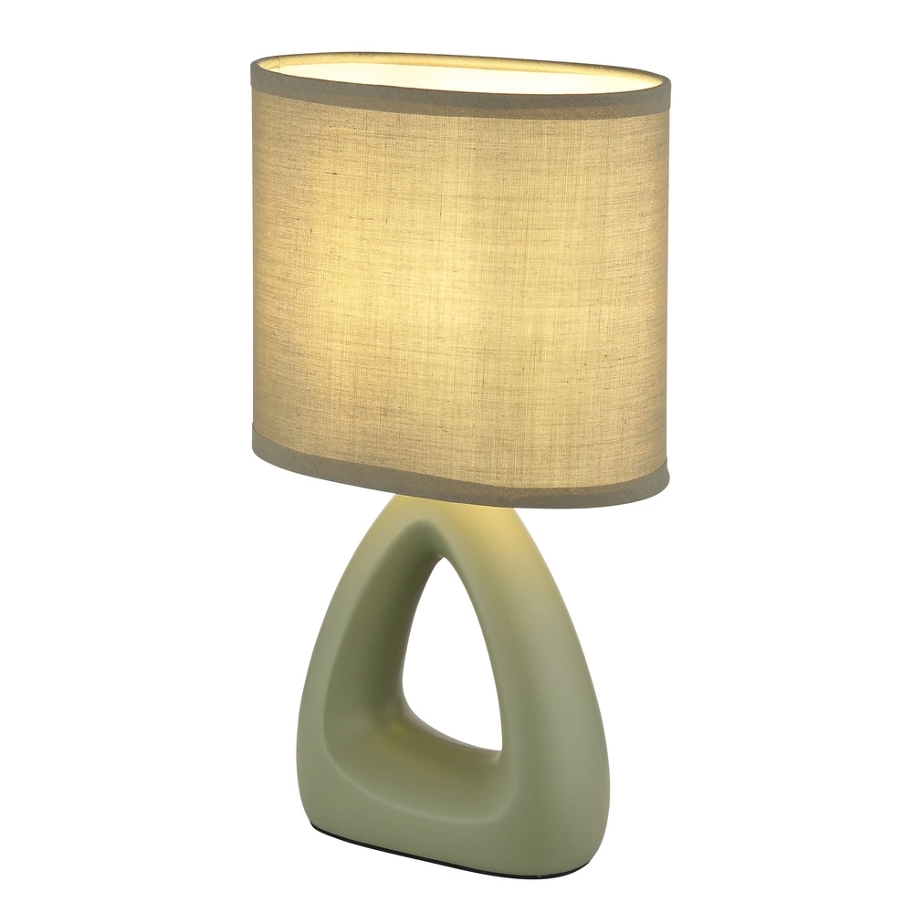 Lampe de table de conception Triangle Vert