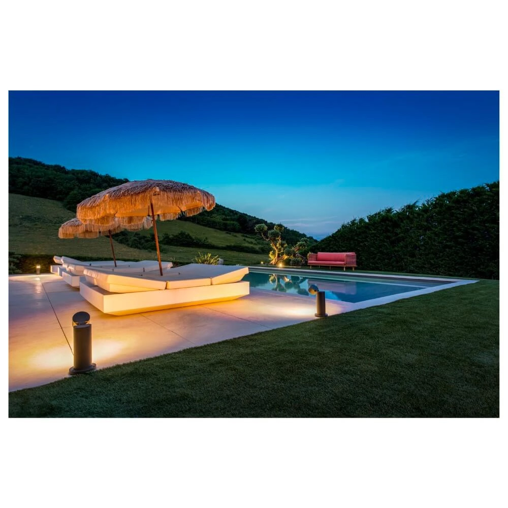 Éclairage de chemin à LED R-Cube 35 cm - rond SLV 4024163278089