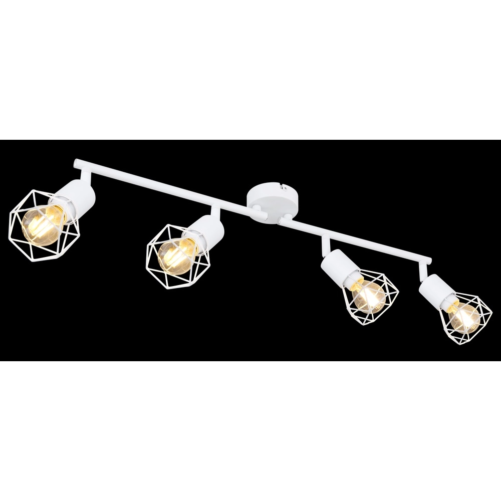 Lampe de plafond Xara I Blanc à 4 lumières Globo 9007371406999
