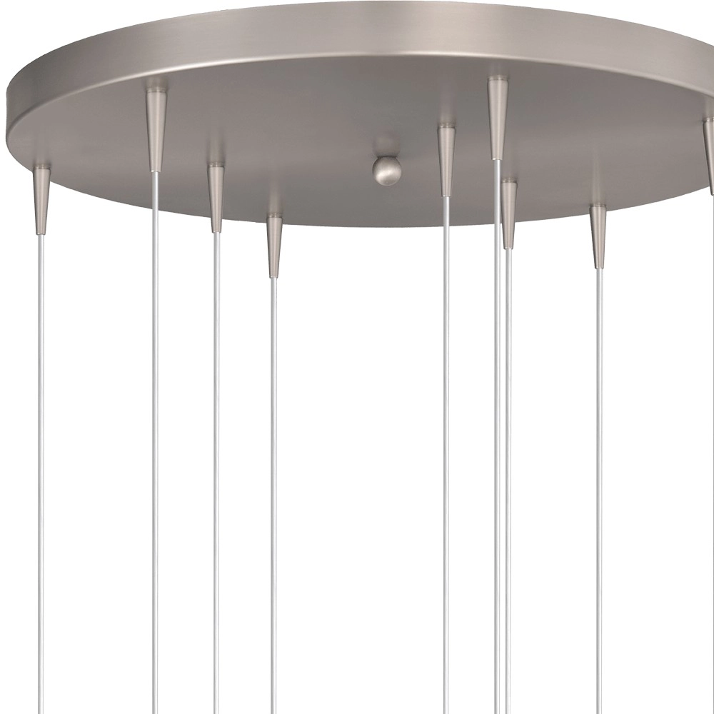 Lampe suspendue à 9 lampes Talana nickel Ø 50cm DTW Masterlight 8718121354019