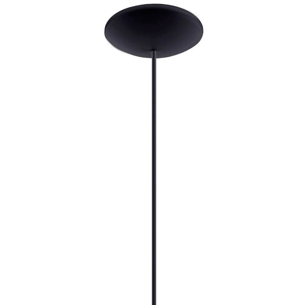 Lampe suspendue noire Sabinar Ø 18cm avec bois Eglo 9008606235773