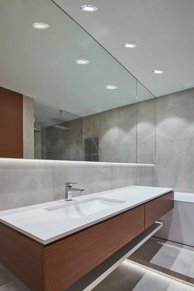 Spot encastré LED Fueva 5 IP44 - Ø 8,6cm Eglo 9002759992040