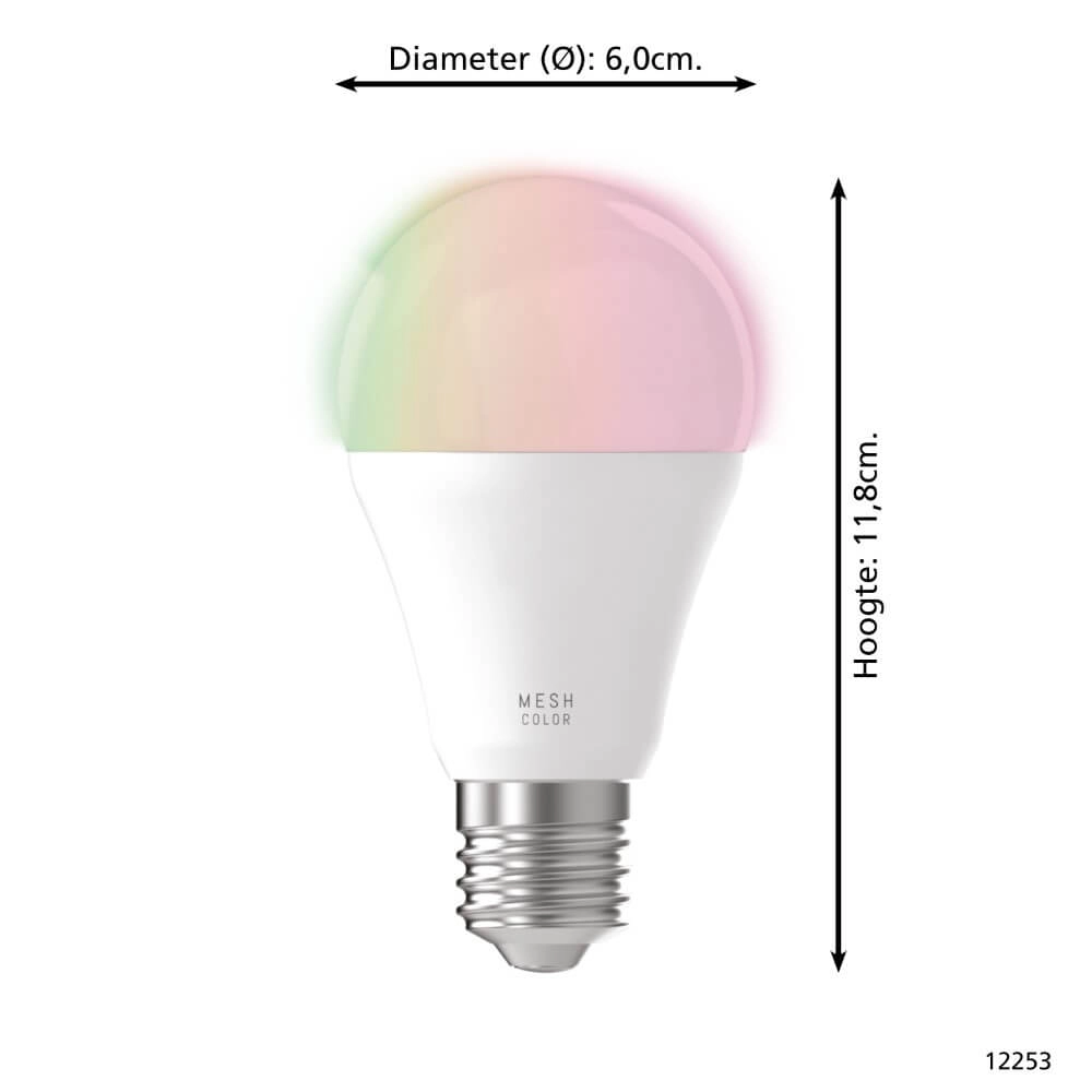 Ampoule de lampe LED Zigbee - E27 - 9 watt - 2700-6500K - A60 Eglo 9002759122539
