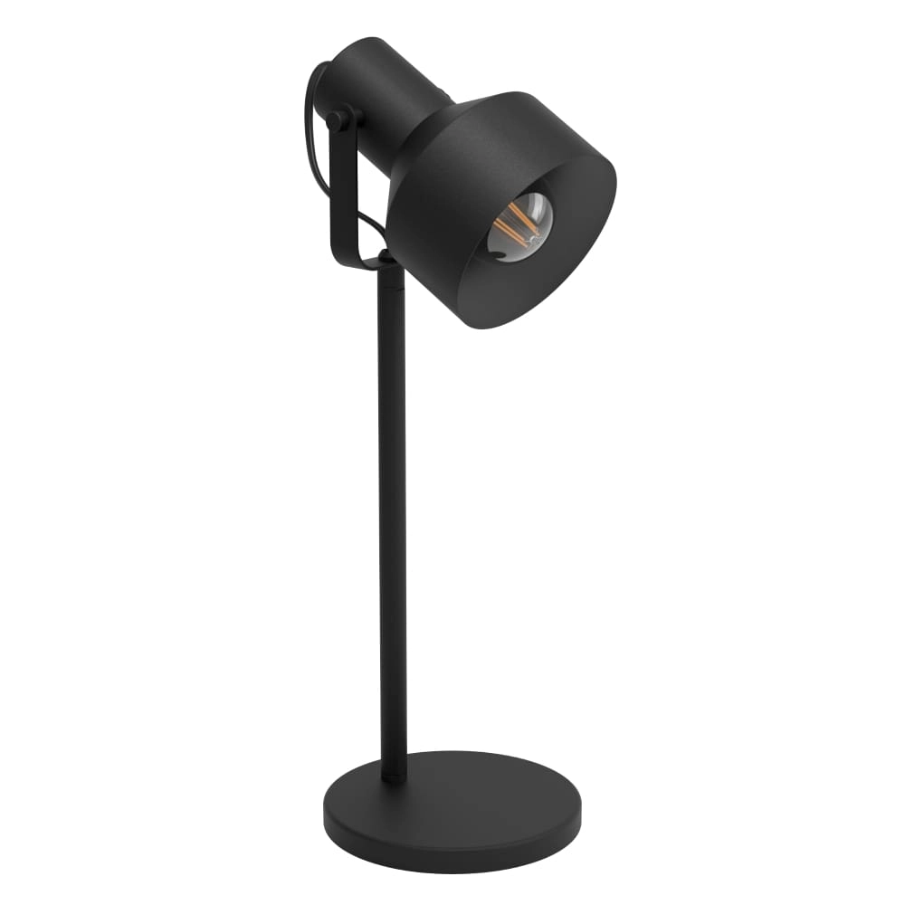 Lampe de bureau noire Casibare