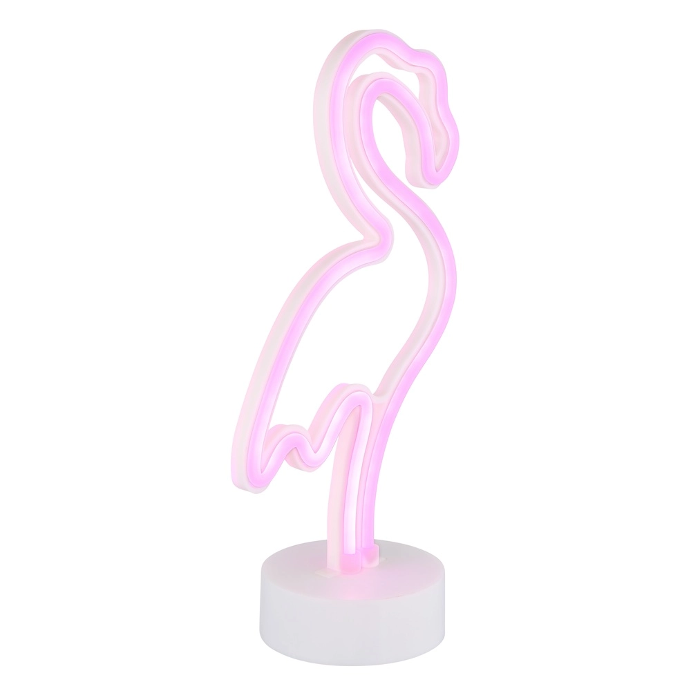Lampe de table Flamingo néon