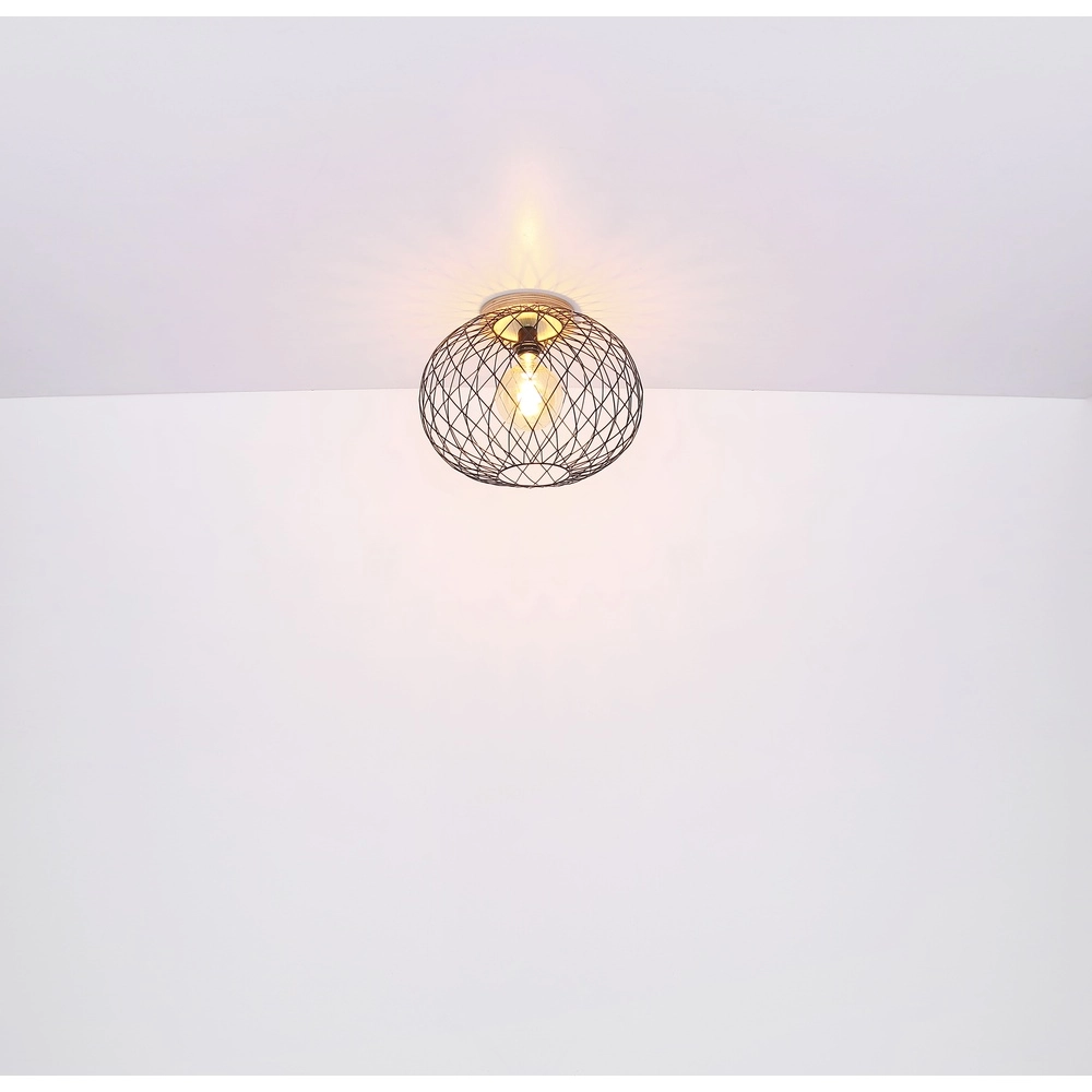 Lampe murale Lacky 2-noir clair Globo 9007371417360
