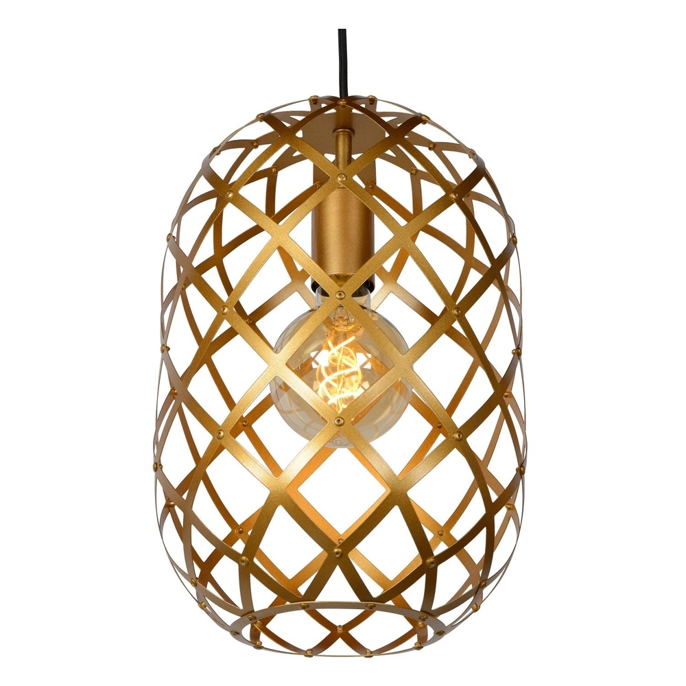 Lampe pendante à 3 lampes Wolfram Or Lucide 5411212211453