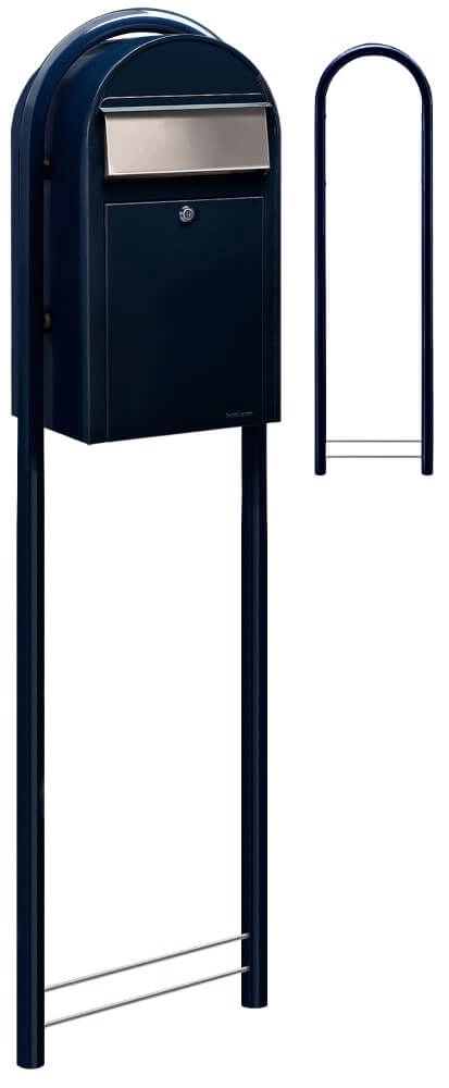 Boites aux lettres Grande 5004 i Noir-bleu Bobi 6417237033291