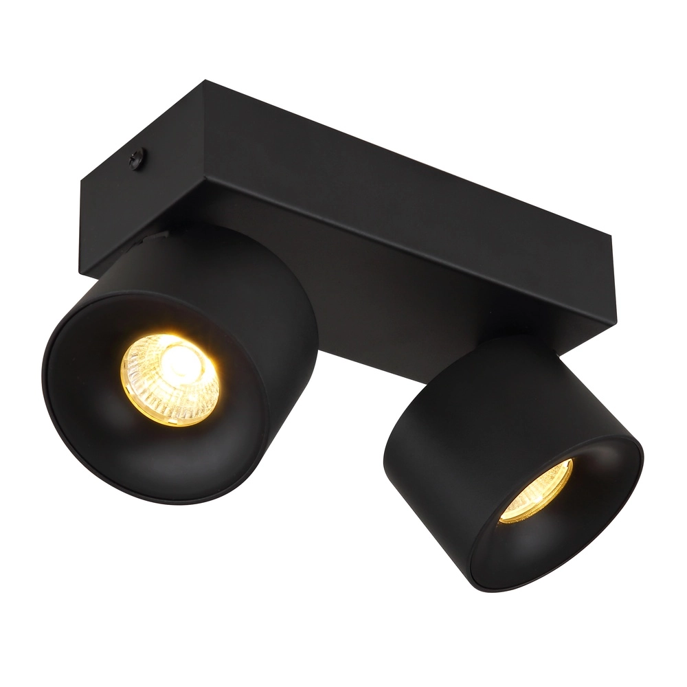Lampe de plafond élégante Rae 2-noir clair