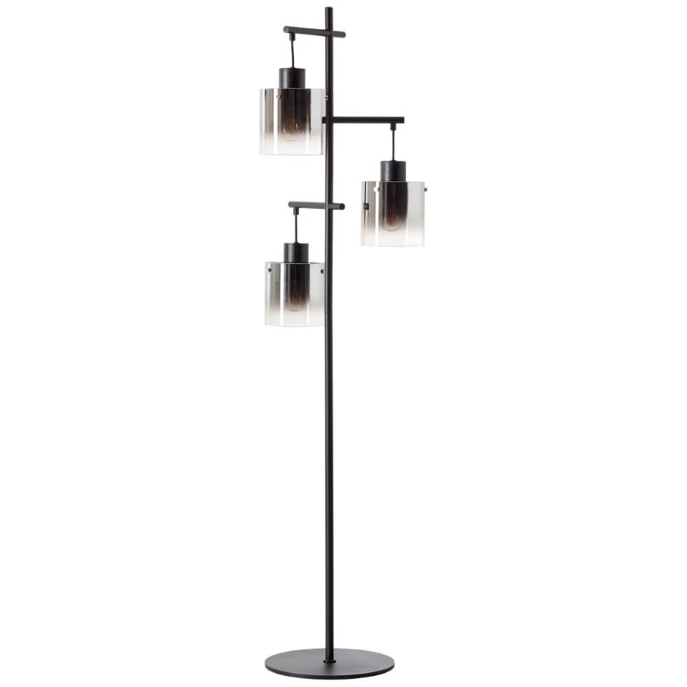 Lampadaire noir Simonis 3 lumières Brilliant 4004353397813