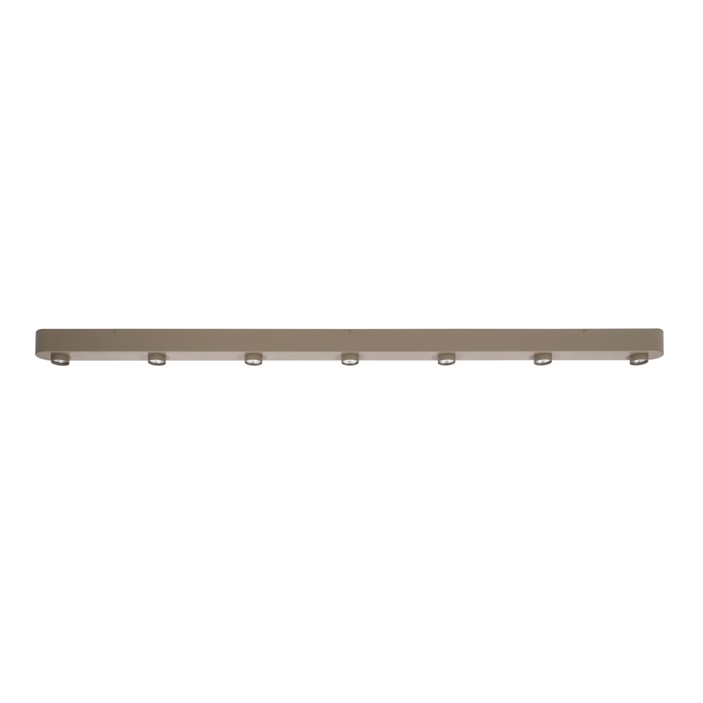 Lampe de plafond élégante Bar Brun sable 7 clairs Lyora 8716803514850