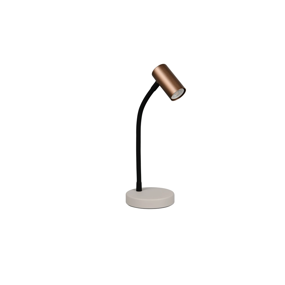 Lampe de table Taryn Motif moka marron Trio 4017807685732