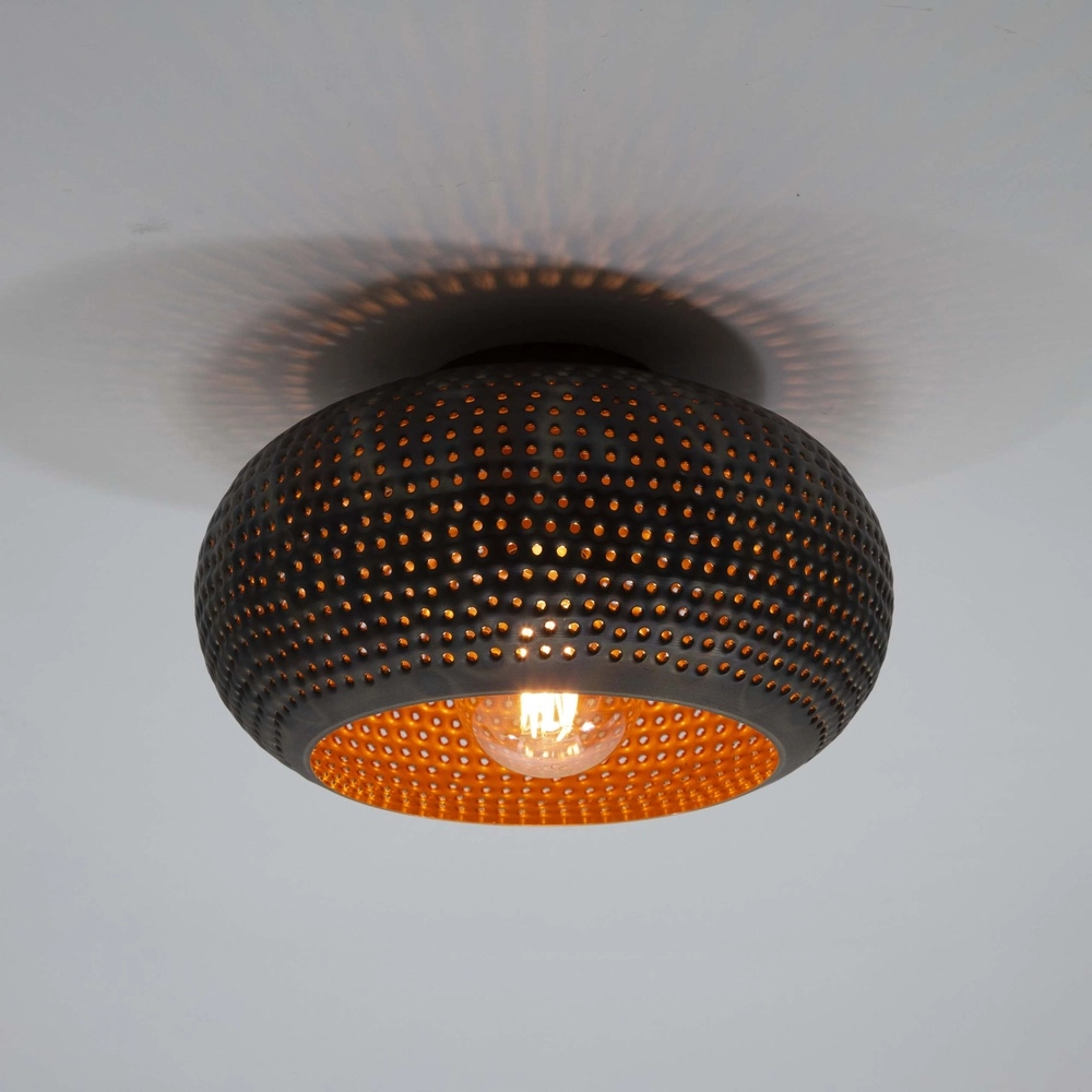 Lampe de plafond à trou Punch Ø 35cm - E27
