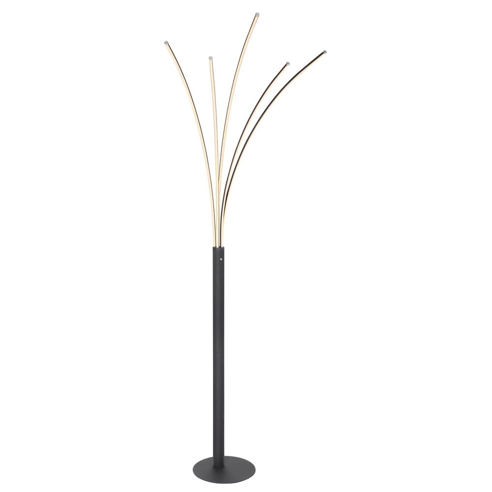Lampadaire moderne Bizzy Noir