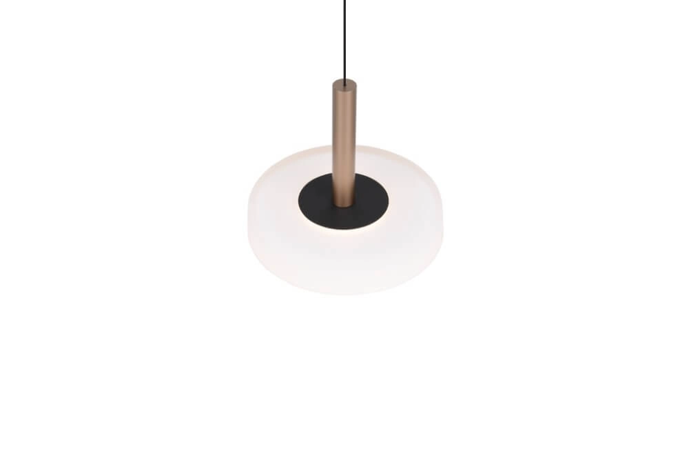 Lampe suspendue LED Celeste Ø 22cm - verre blanc Trio 4017807627381