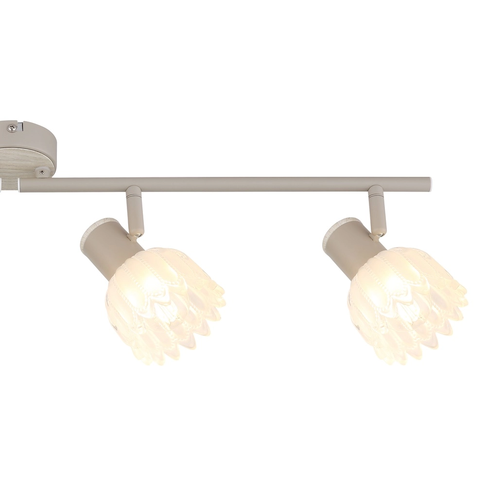 Spot de plafond 4 lumières Planta brun sable Globo 9007371575930