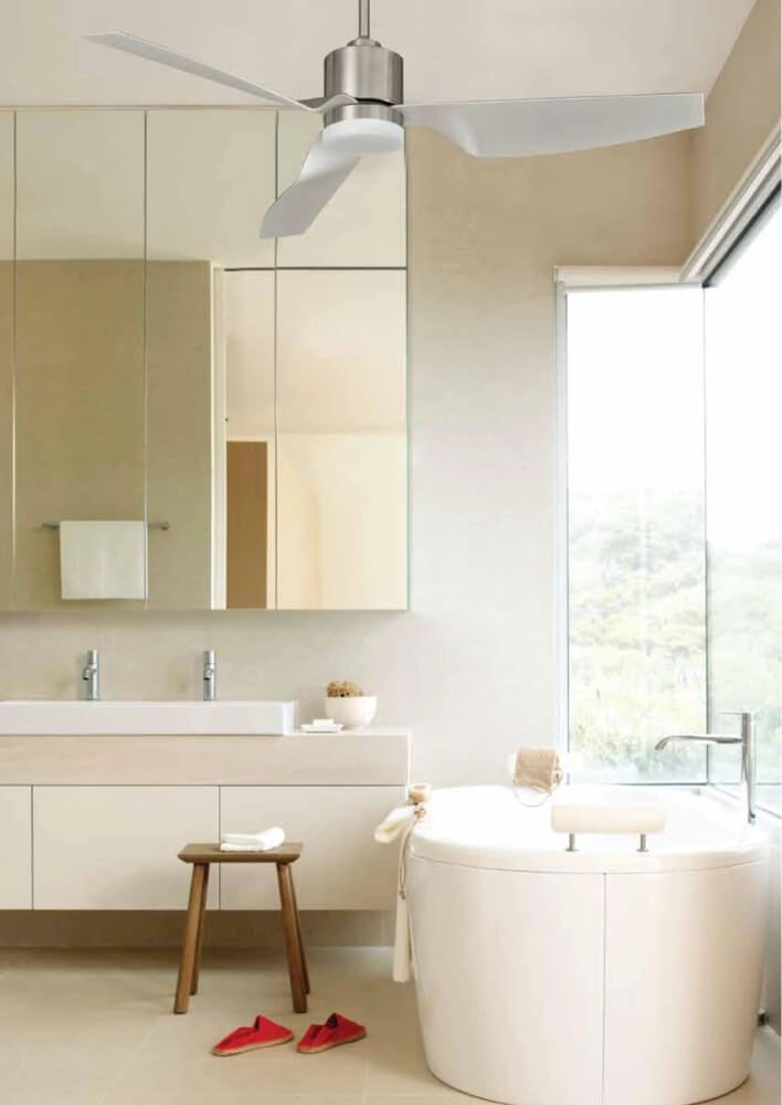 Ventilateur de plafond en acier inoxydable Airfusion Climate II Ø 127 cm Beacon 9333509091127