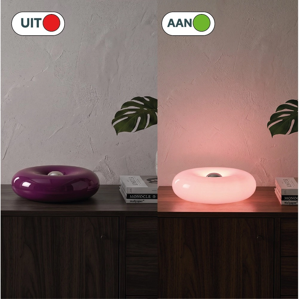 Lampe de table de conception Basile rose Eglo 9008606404841