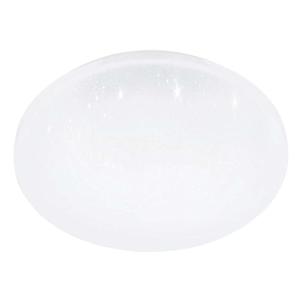 Plafonnier Frania-Ip blanc Ø 31cm effet cristal Plafonnier Frania-Ip blanc Ø 31cm effet cristal