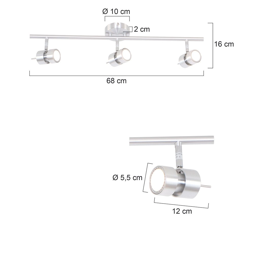 Spot de plafond LED Natasja Led Steinhauer 8712746111996