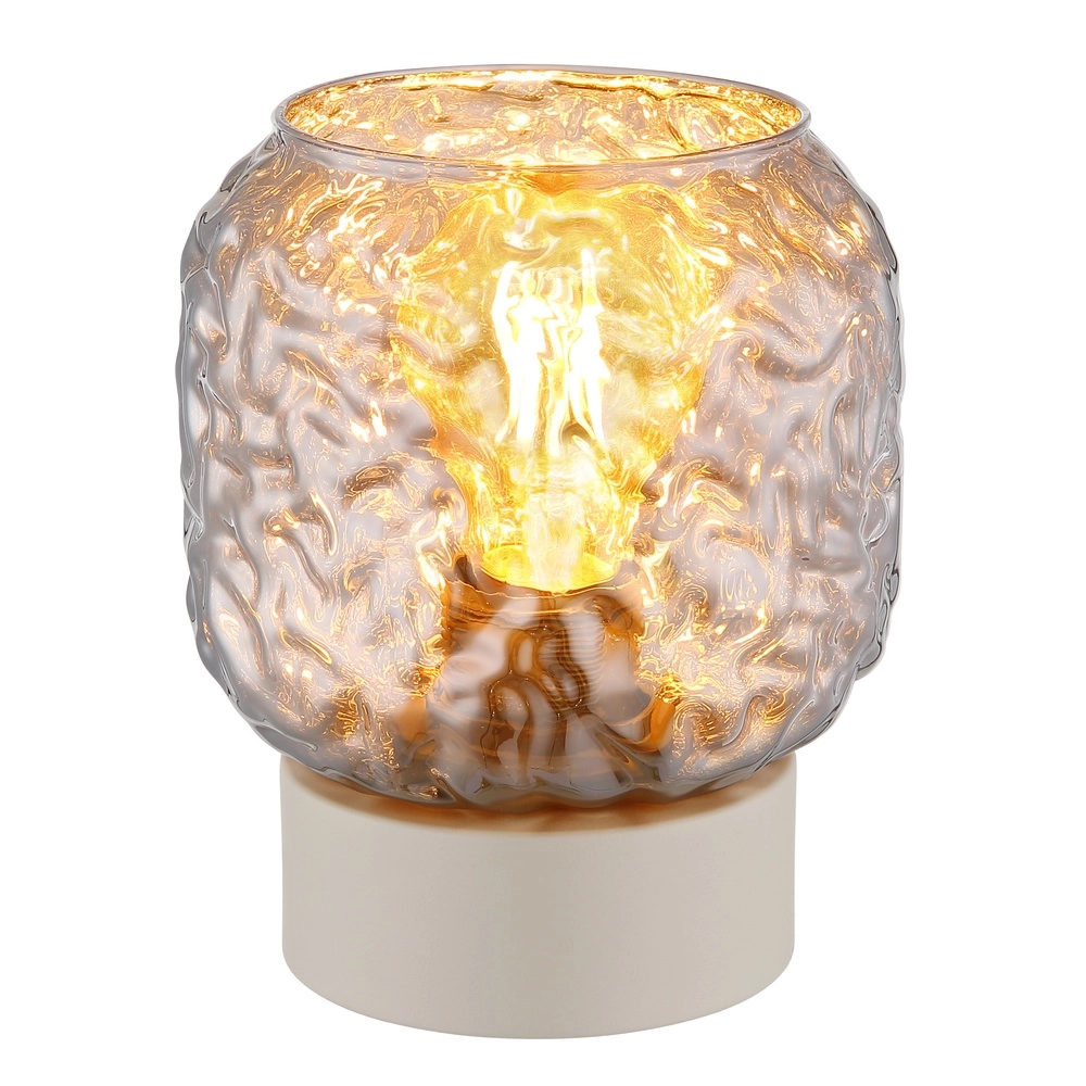 Lampe de table Antonio brun sable