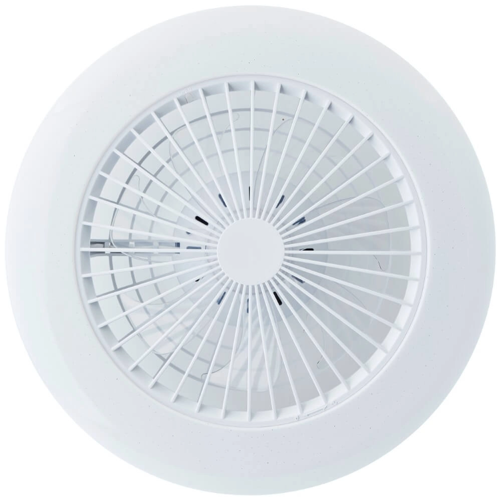 Éventail blanc Salerno avec fonction RVB Brilliant 4004353433238