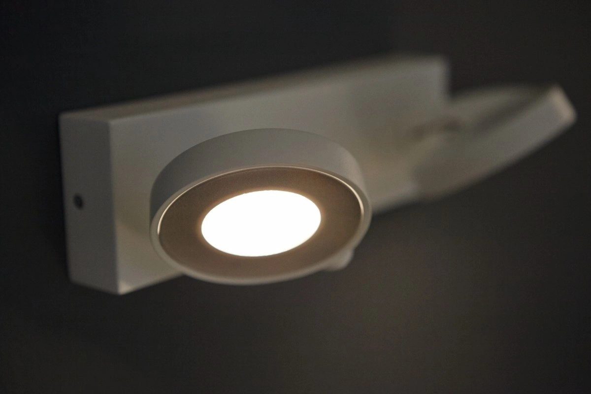 Lampe Clockwork 2 lumières blanc Philips 8718696154519