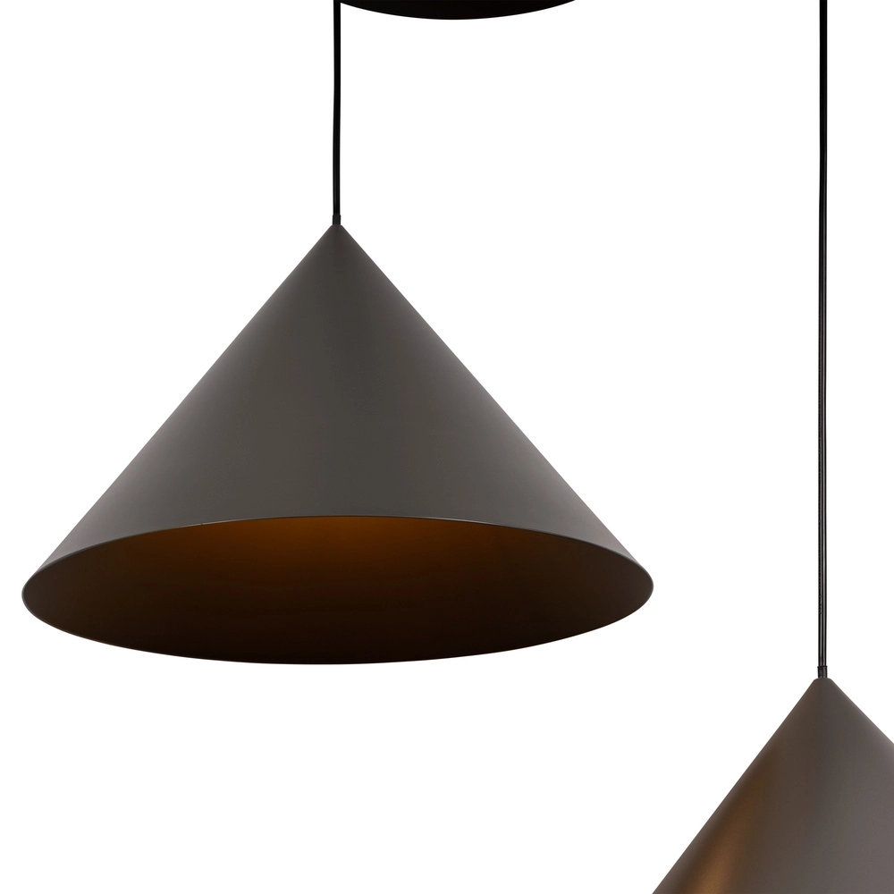 Lampe suspendue vide à 3 lumières Spitze gris Lucide Vibes 5411212212207