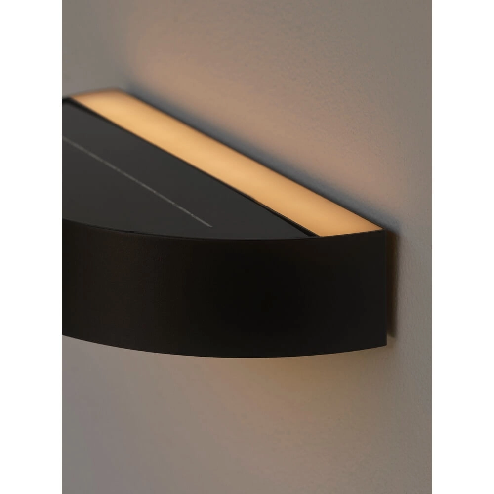 Applique solaire Monay rond noir Nordlux 5704924023545