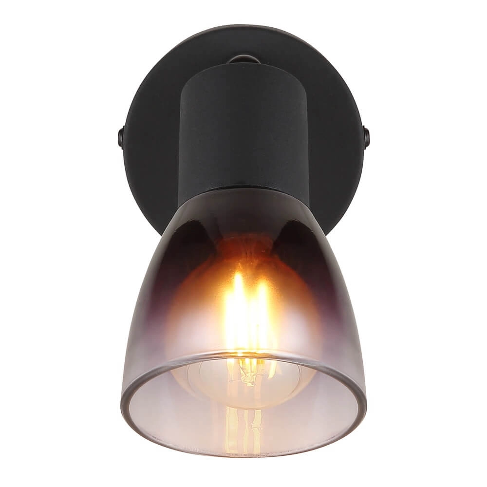 Applique murale noire Satella cheville Globo 9007371446926