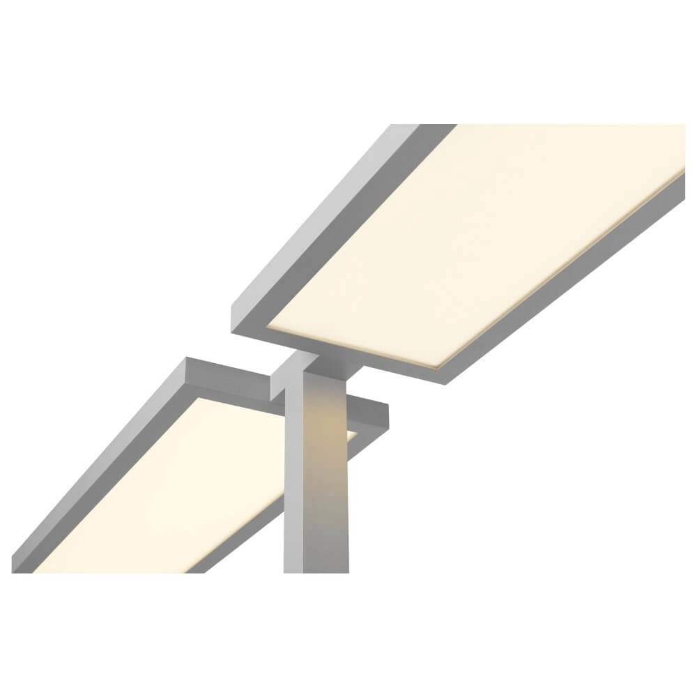 Lampadaire de bureau LED Worklight Pro gris - double SLV 4024163277952