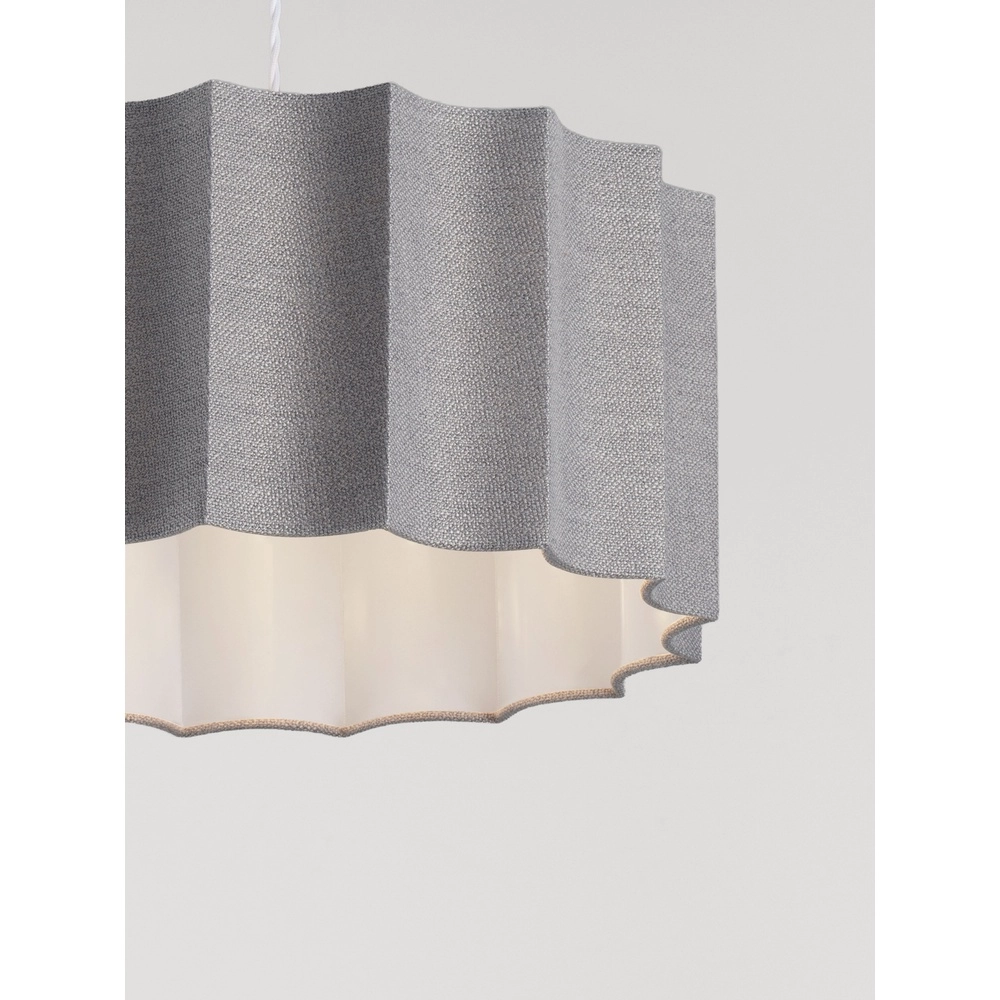Lampe pendante de conception Alve gris Ø 45cm Lyora 5212017493668