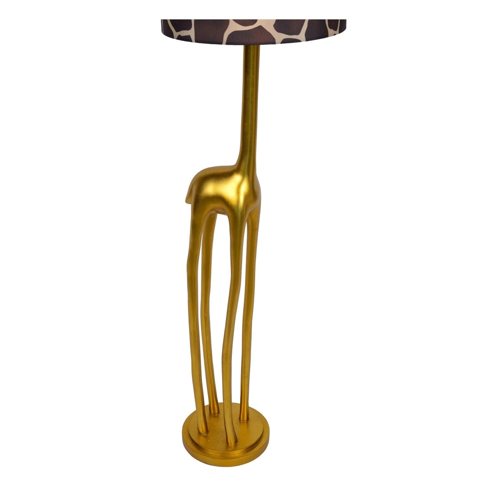Lampe de table Extravaganza Miss Tall Girafe or avec noir Lucide 5411212105431