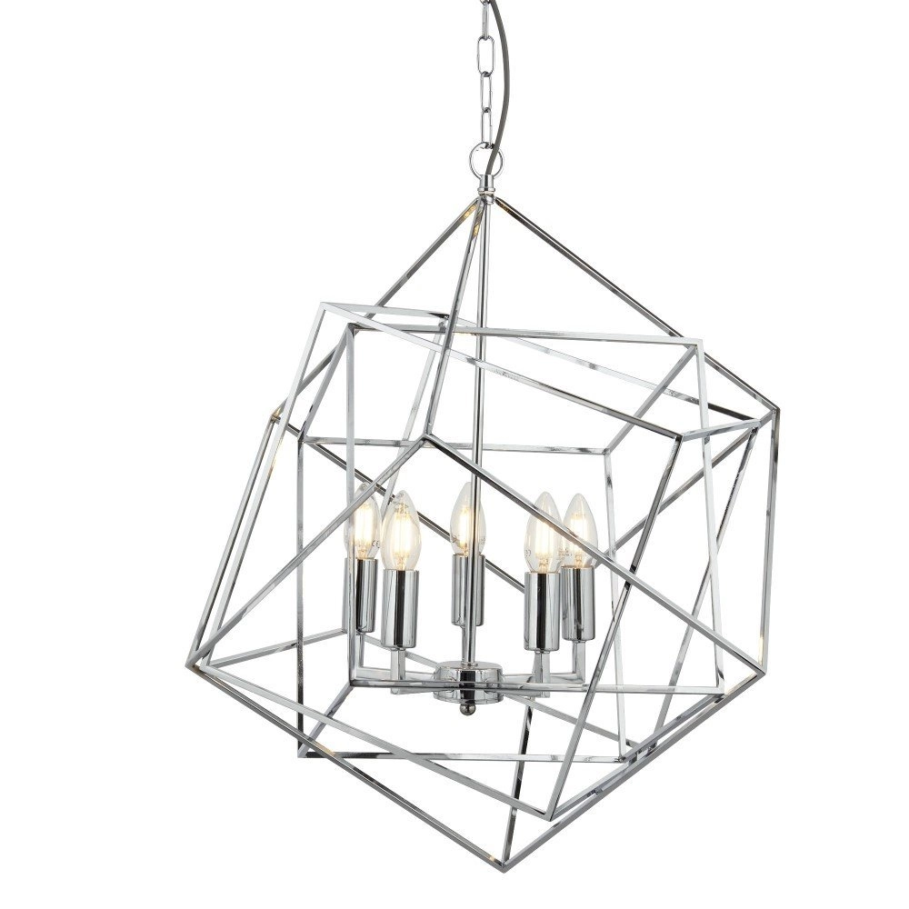 Grande lampe suspendue Cube Ø 55cm