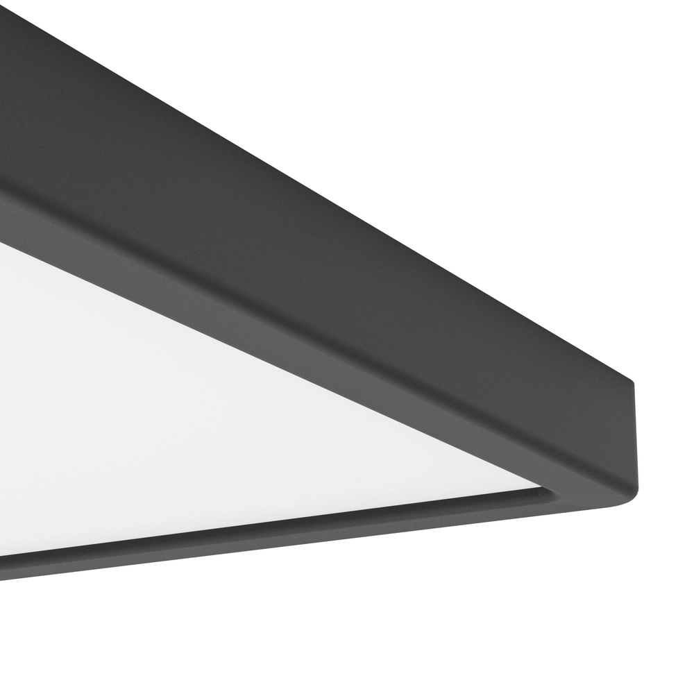 Lumière LED de plafond Fueva 6 Carré - Noir - 29x29cm Eglo 9008606330126
