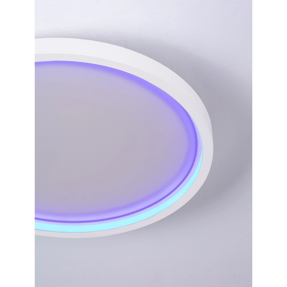 Plafonnier Chet Ø 39,3 cm avec fonction RGB Lyora 5212017450142