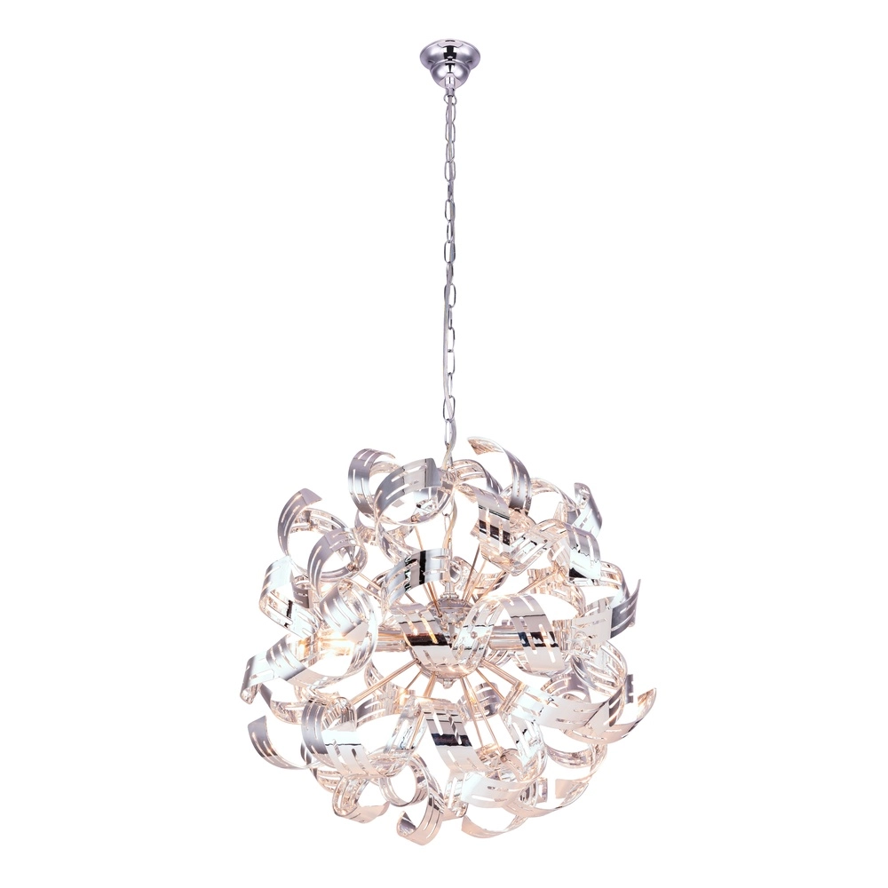 Lampe suspendue Falla Chrome