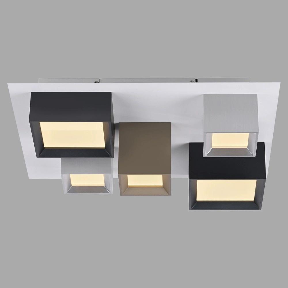 Lumière LED de plafond Pure Manhattan 5 lumières