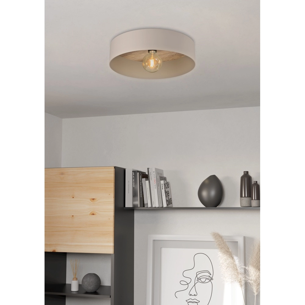 Lampe de plafond scandinave Duaia Ø 42cm - sable Eglo 9008606269136