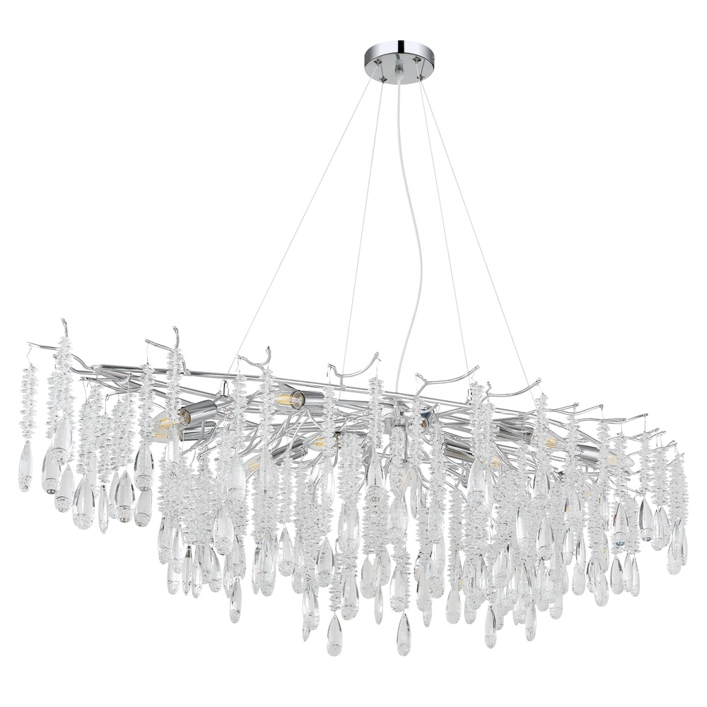 Lampe suspendue Kinga Gris argenté 150 cm Globo 9007371575992