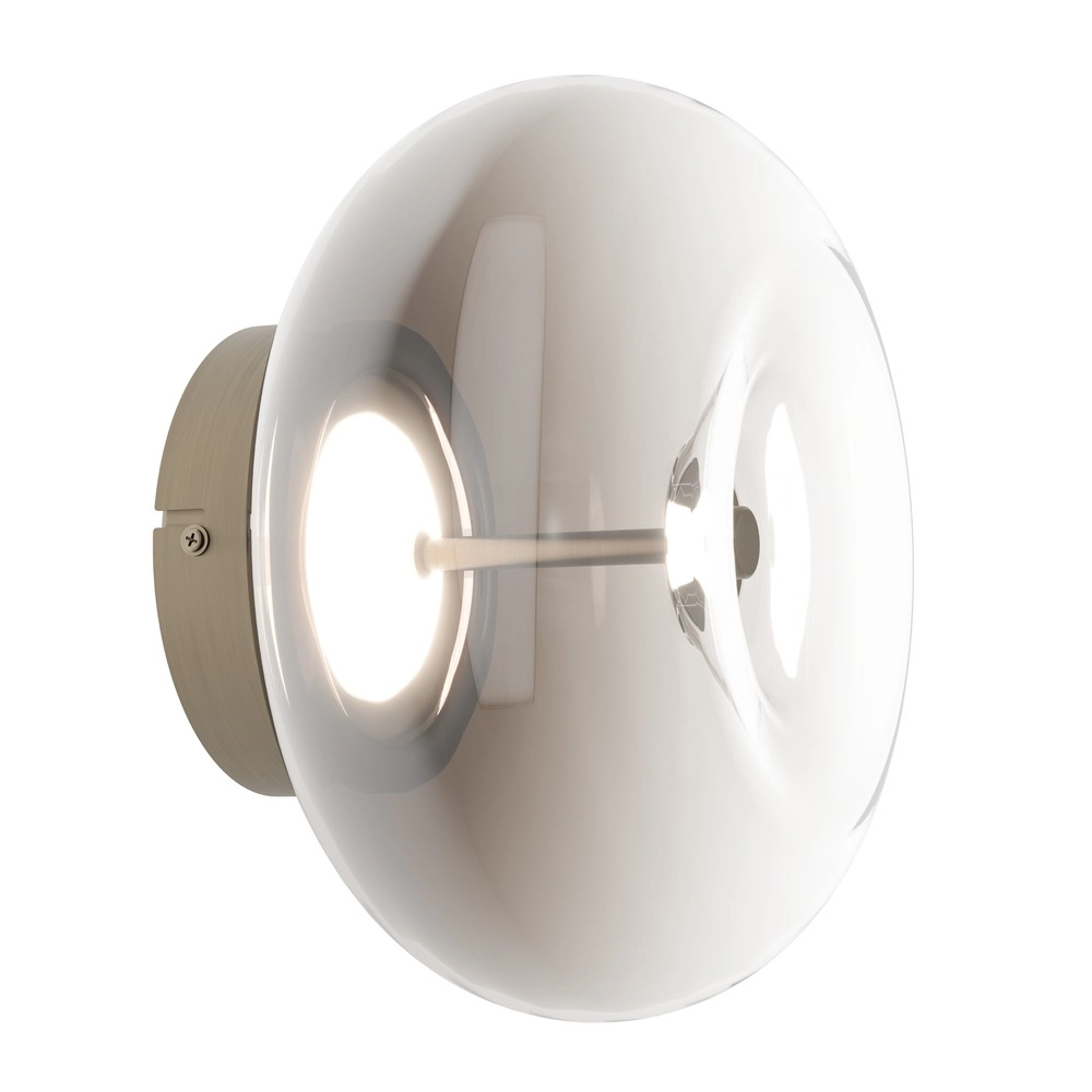 Lampe de plafond unique Optica 1 bronze