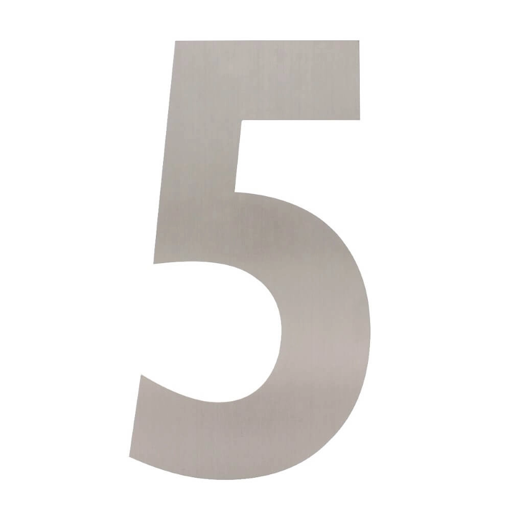Maison numéro 5 XXL Numbra 50cm en acier inoxydable Maison numéro 5 XXL Numbra 50cm en acier inoxydable