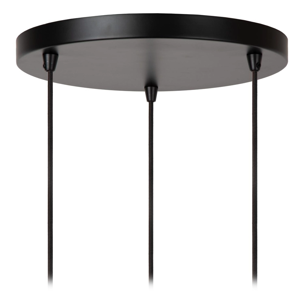 Lampe suspendue Almelo 3 couleurs noires claires avec un cercle intérieur doré Lucide 5411212211880