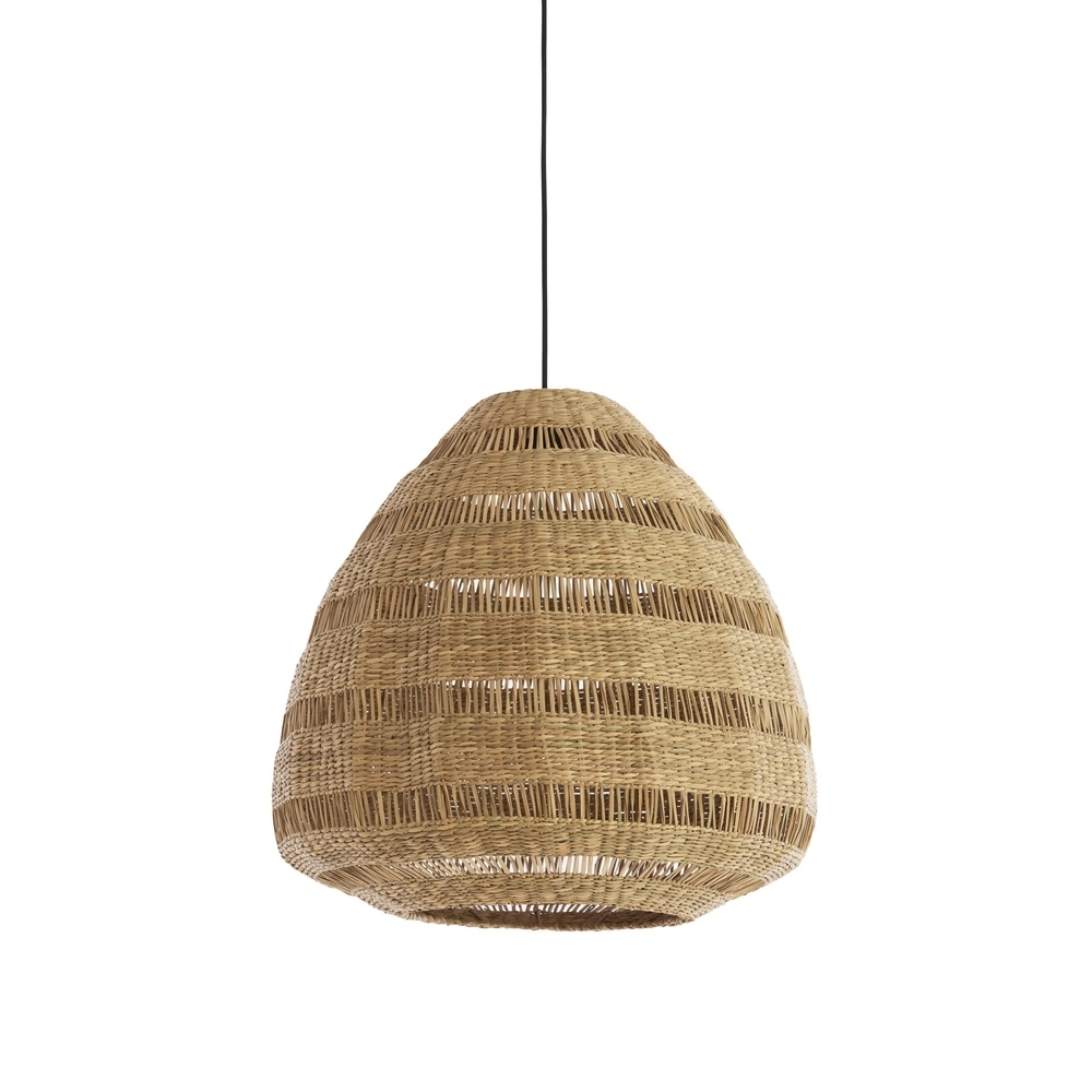 Lampe pendante en rotin Soluna Ø 56cm - naturel