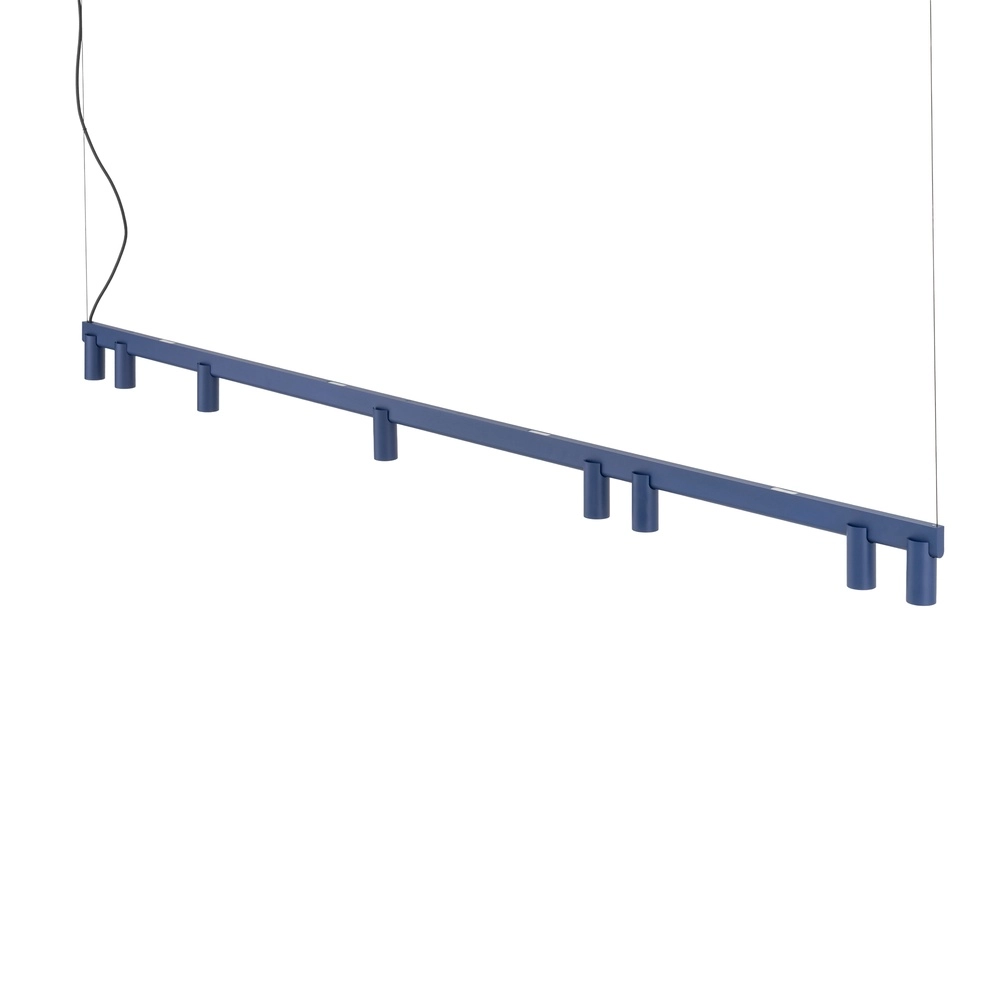 Lampe pendante de conception Fourty Bleu marine 8 clairs Lyora 5903139122900